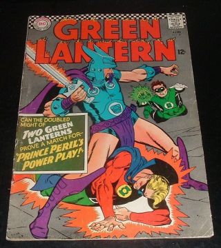 Lqqk Vintage 1966 Dc Comic Green Lantern 45