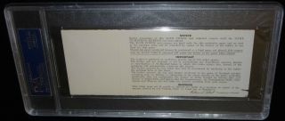 1968 WORLD SERIES GAME 7 FULL TICKET DETROIT TIGERS CLINCH 3RD TITLE PSA RARE 2