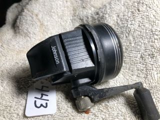 VINTAGE JOHNSON FORCE 315 FISHING REEL CLOSED FACE WITH AUTOMATIC TRANSMISSION 2