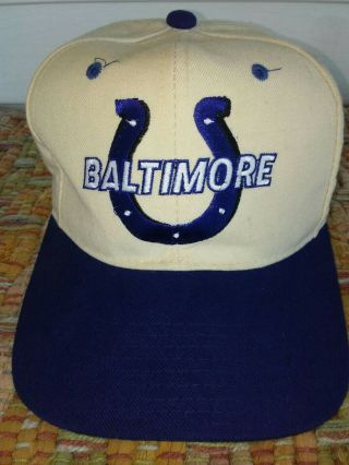 Baltimore Colts Nfl Starter Throwbacks Vintage 90’s Cap Hat