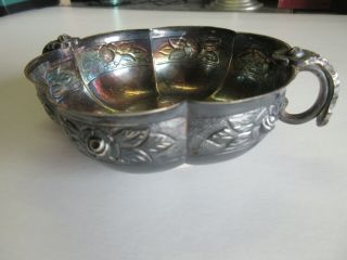 Vintage Sanborns Mexican Aztec Rose Sterling Silver Bowl