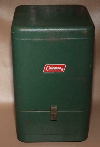 Vintage Coleman Lantern Steel/metal Storage Case - Fits 220f Lantern & Others