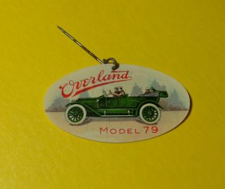 Vintage Overland Model 79/35 H.  P.  $950 - $1075 Stick Pin 1 11/16 " X 1 "