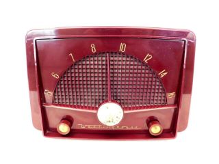 Vintage Old 50s Atomic Westinghouse Mid Century Eames Era Antique Radio &