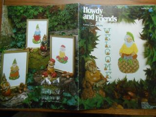 Vintage 1983 Howdy & Friends Gnomes Pattern Carolina Cross Stitch No.  26