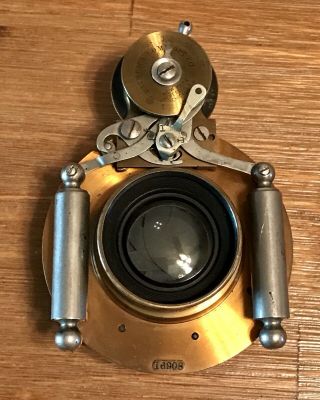 Antique 1891 Bausch & Lomb Brass Camera Lens