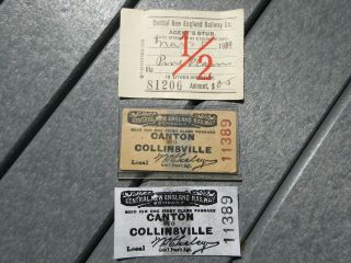 C1900 Central England Railway Company Tickets & Agent 