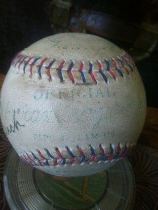 20s Reach Official American League Barnard Signed Baseball Ty Cobb Read Listing