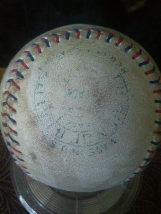 20s Reach Official American League Barnard signed Baseball Ty Cobb READ LISTING 3