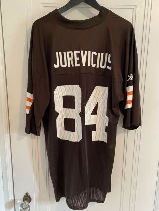 Vintage Joe Jurevicius Cleveland Browns Reebok Football Jersey Size Adult Large