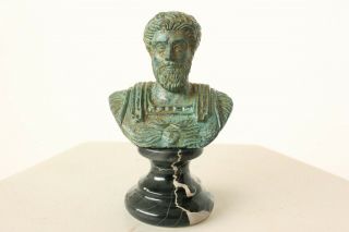 Marcus Aurelius Bust (small) - Made In Europe - 8 Cm / 3.  1 "