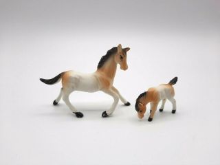 Vintage Set Of 2 Hagen Reneker Miniature Horse Figurine