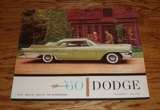 1960 Dodge Matador & Polara Deluxe Sales Brochure 60