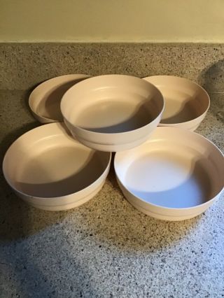 Tupperware Cereal Bowls 2415 A Vintage Set Of 5