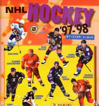 Panini Nhl 1997 1998 Hockey Album,  Complete Stickers Set Rare Factory