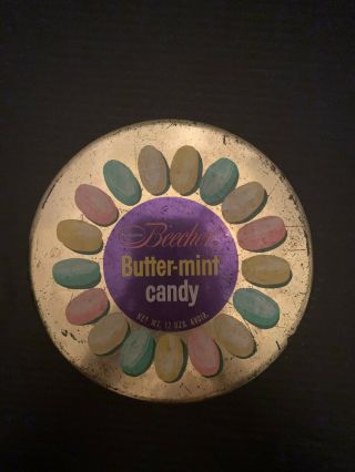 Vintage Katherine Beecher Butter Candy Tin