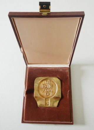 Sarajevo Winter Olympic Games 1984,  LARGE dignitary medal,  RARE 3