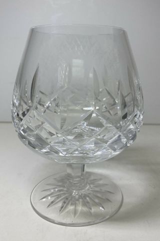 Vintage Waterford Footed Brandy Snifter Cut Crytal Lismore Pattern