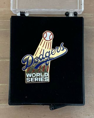 Vintage 1977 Mlb Los Angeles Dodgers World Series Baseball Press Pin By Balfour
