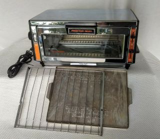 Vintage Proctor Silex Toaster Oven Broiler Usa - 1550 Watt Model 0101b