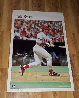 Vintage Pete Rose 4522 Sports Illustrated Poster 24 " X 36 " 1980 