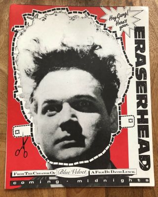 Eraserhead Vintage Movie Poster Mask - David Lynch - Cult Classic Horror Film