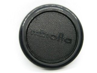 Minolta Vintage 57mm Front Lens Cap Push - On Filter Rim 55mm Sm241