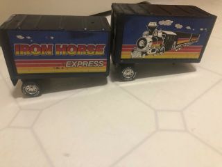 Vintage Nylint Truck & Trailers 22 " Iron Horse Express,  Pressed Steel
