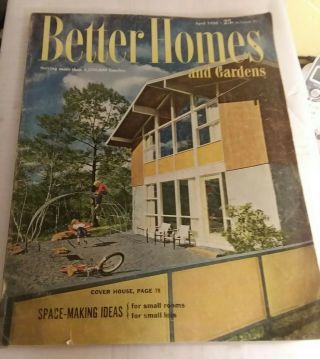 Vintage Better Homes And Gardens April 1956
