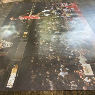 Vintage 1992 Nike Michael Jordan Chicago Bulls Poster Rare 3
