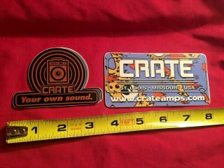 Crate Vintage Guitar Amp Stickers - Late 90 