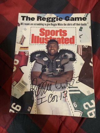 Autographed By Reggie White “the Reggie Game” Sports Illustrated March 14,  1993