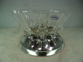 Solid Silver & Crystal Bowl,  P&o Cruises,  Carrs Of Sheffield,  2000