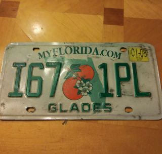 2008 Florida Trailer License Plate