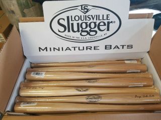 24 Pack Louisville Slugger 18 " Mini Souvenir Baseball Bats George Babe Ruth