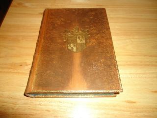 @@ 2 Antique Leather Bound Books William Shakespeare & Lives Of The Hunted Vgc @