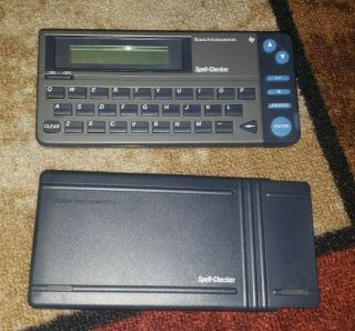 Vintage Texas Instruments Ti Spell Checker Rr - 1 1989