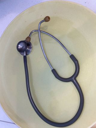Littman Stethoscope 3m Grey Made In Usa Vintage And Euc
