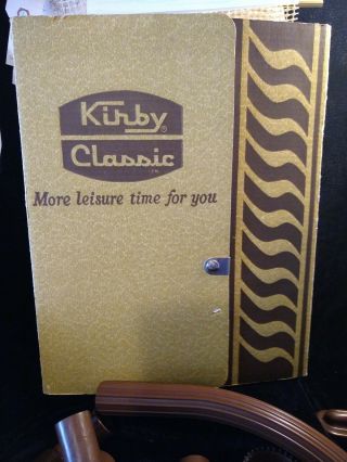 Kirby Classic Vacuum Cleaner Accessories Kit Brown Vintage Tools Attachments