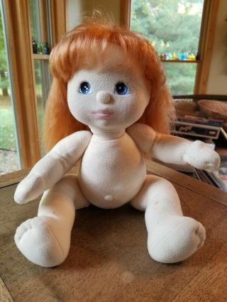 Vintage 1985 My Child Doll Red Hair Blue Eyes Mattel