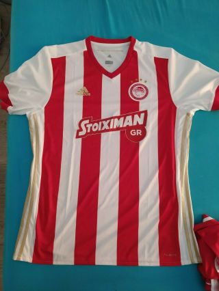 Olympiakos Piraeus Official T Shirt Jersey 2017 - 18 Greek Football