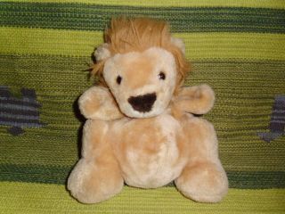 Vintage Lion Plush Hand Puppet Soft Toy Stuffed Animal Richard Russ Berrie 9 "