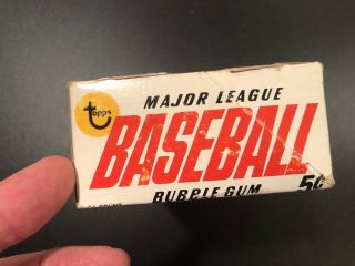 1967 Topps Baseball Cards MLB empty display box 3
