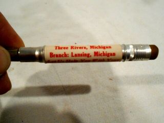Vintage Chore Boy Milking Machine Co - Three Rivers MI Advertising Bullet Pencil 2