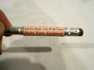 Vintage Chore Boy Milking Machine Co - Three Rivers MI Advertising Bullet Pencil 3