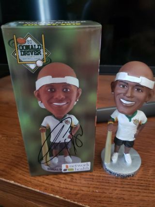 Green Bay Packers Donald Driver Autograph Box 2019 Bobble Head Proof Picture