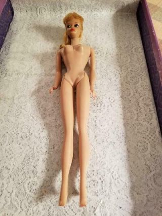 Vintage Barbie 5 Or 6 Blonde Ponytail