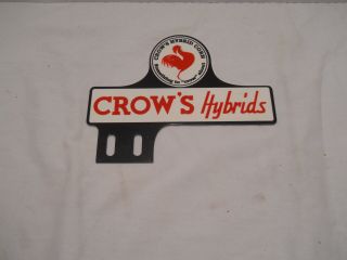 Repo License Plate Topper Crow 