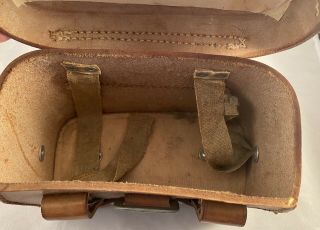 Antique Vintage WW2 German Leather Medic Pouch Medical Leather Bag 1937 1940 3