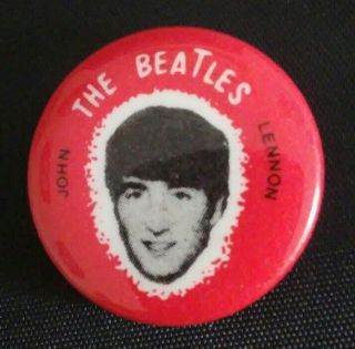 1974 The Beatles John Lennon Seltaeb Vintage Pin Button Rare Memorabilia B